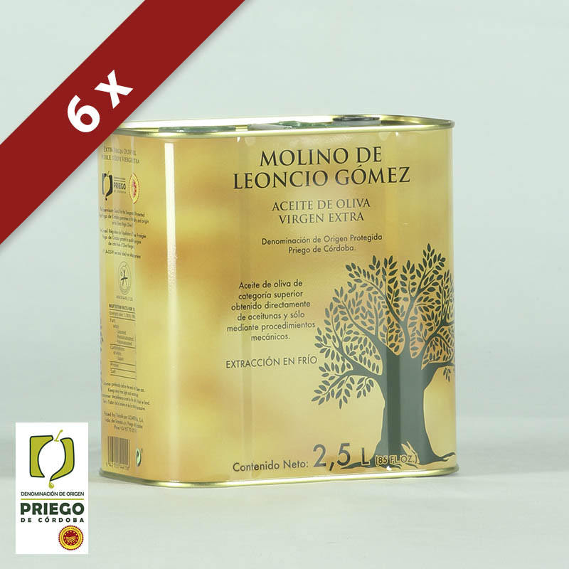 AOVE DOP-Molino de Leoncio Gómez-6x2,5L