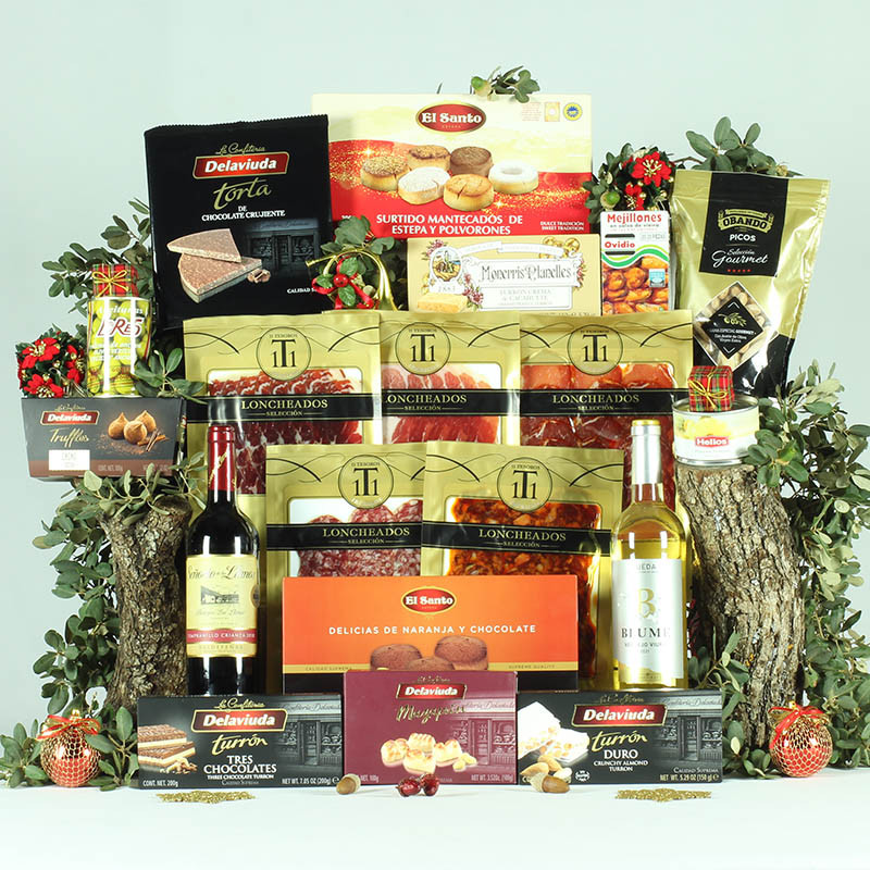 Cesta Delicias de Navidad-11 Tesoros Ibéricos-IMG_0757
