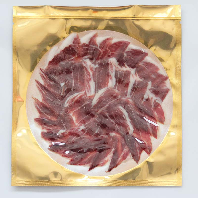 Jamón Ibérico Cebo 50% Corte a Cuchillo-11 Tesoros Ibéricos-100 gr-Sobre Exterior-IMG_1425