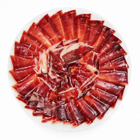 Jamón Ibérico Bellota 100% Pata Negra Corte a Cuchillo-11 Tesoros Ibéricos-100 gr-Sobre Interior IMG_0977-EYMBC