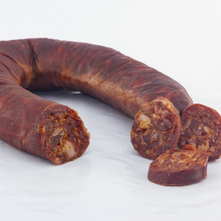 Longaniza Ibérica Chorizo en Herradura-11 Tesoros Ibéricos-Pieza y Lonchas IMG_0982