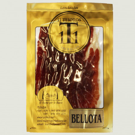 Jamón Ibérico Bellota 100% Pata Negra Loncheado-11 Tesoros Ibéricos-100 gr-Sobre Exterior IMG_3528