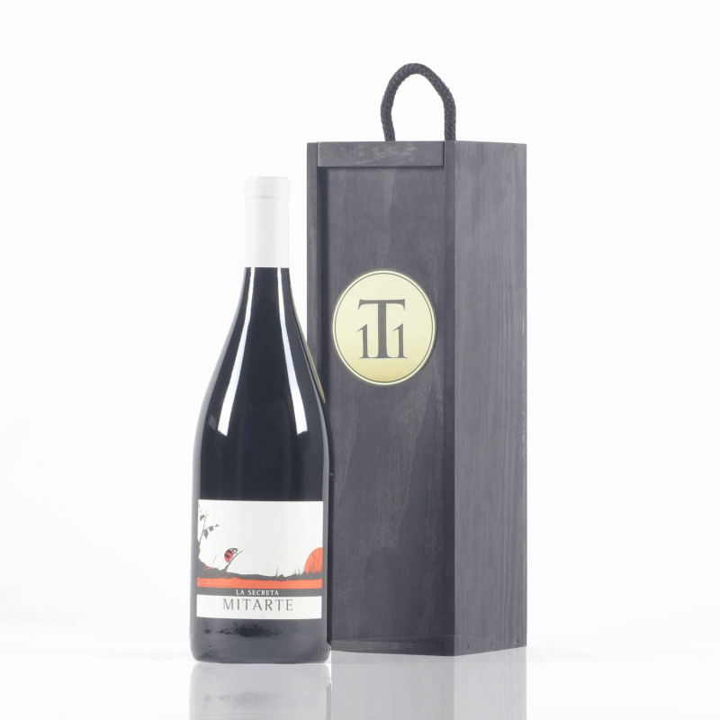 Mitarte Magnum Crianza La Secreta 0,75L-Estuche Madera Negro P. Corredera-11 Tesoros Ibéricos-IMG_3752